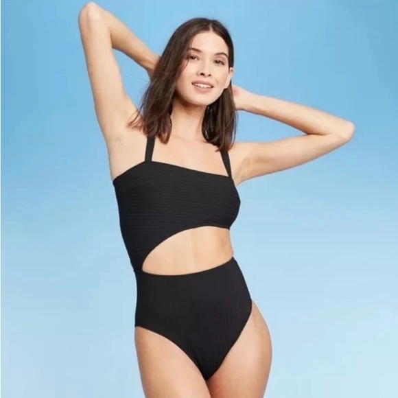 Shade & Shore Other - Black Cutout Swimsuit, 3 sizes